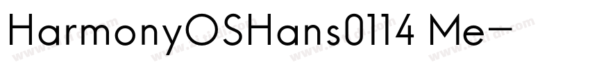 HarmonyOSHans0114 Me字体转换